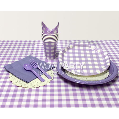 라일락체크테이블보