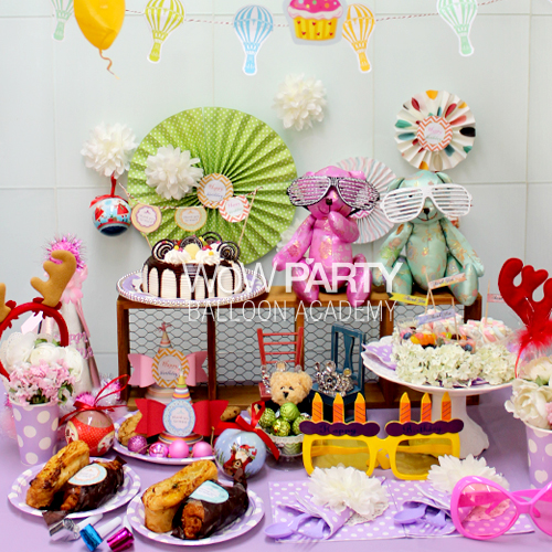 파티테이블세트(라일락도트2)