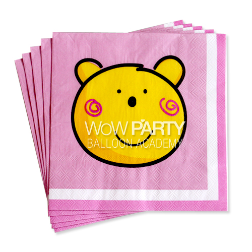 죠이베어핑크냅킨