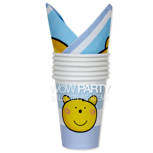 죠이베어블루종이컵(6ea)