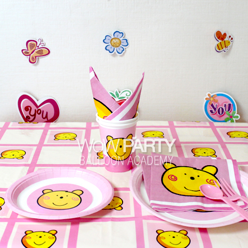 죠이베어핑크테이블보