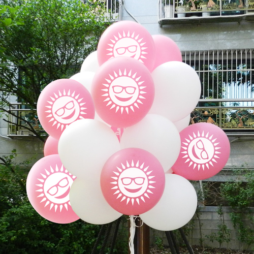 태양헬륨세트 (핑크)15개/베이스15개)/ 헬륨풍선 30개 (핑크) 20개/베이스30개) 50개