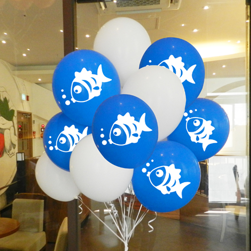 귀여운피시02_헬륨세트 (블루)15개/베이스15개)/ 헬륨풍선 30개 (블루) 20개/베이스30개) 50개