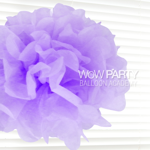 폼폼모빌(꽃볼) 20cm_라벤더