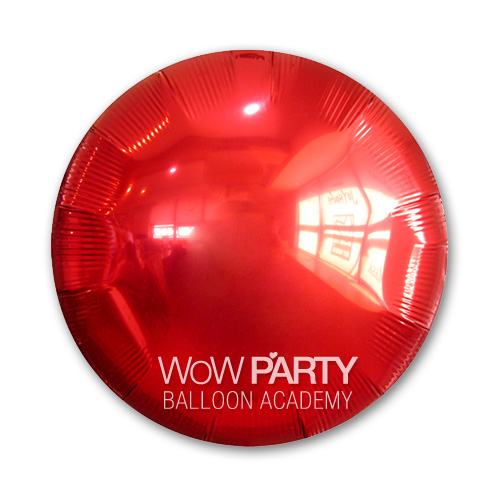 18인치 은박라운드 레드