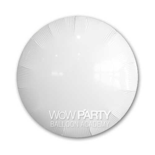 18인치 은박라운드 화이트