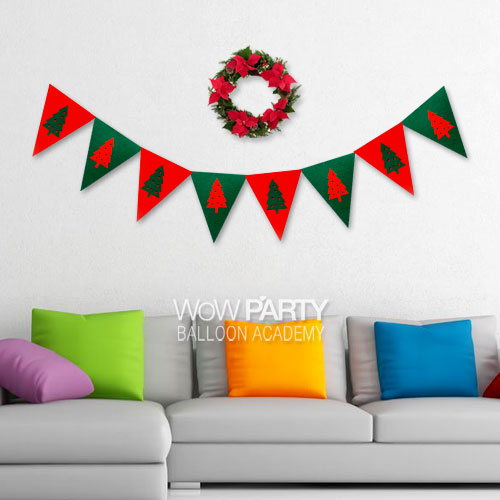 크리스마스 펠트가랜드 (트리)