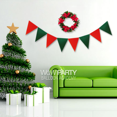 크리스마스 펠트가랜드 (심플)