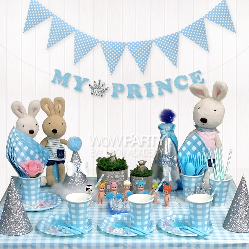 체크풀세트(라이트블루)