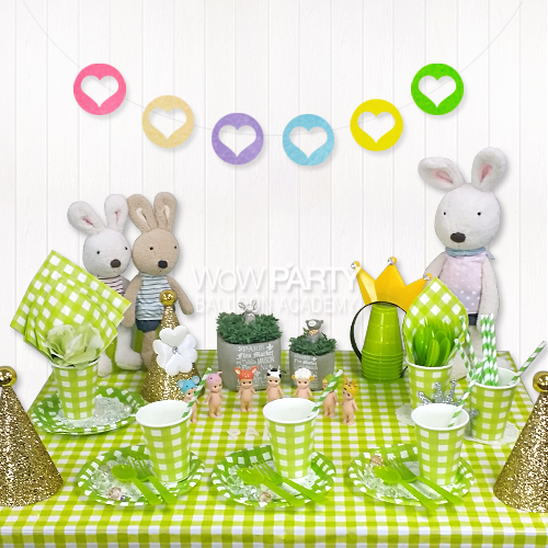 체크풀세트(라임그린)