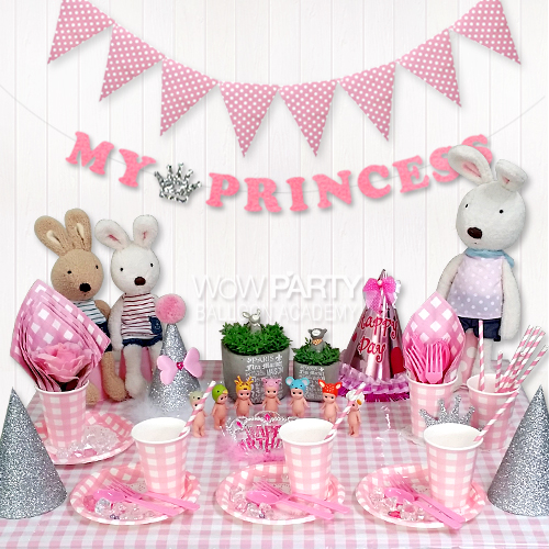 체크풀세트(핑크)