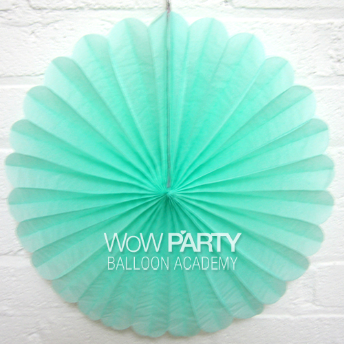 페이퍼팬(기본)_민트 25cm