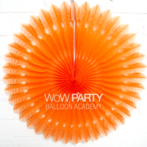 페이퍼팬(펀칭)_오렌지45cm