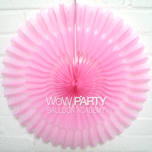 페이퍼팬(펀칭)_핑크45cm