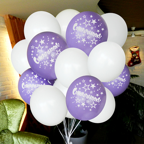 콩그레츄레이션 스타 라벤더 (인쇄15개/베이스15개) 헬륨세트30개 (인쇄25개/베이스25개) 50개 택배발송