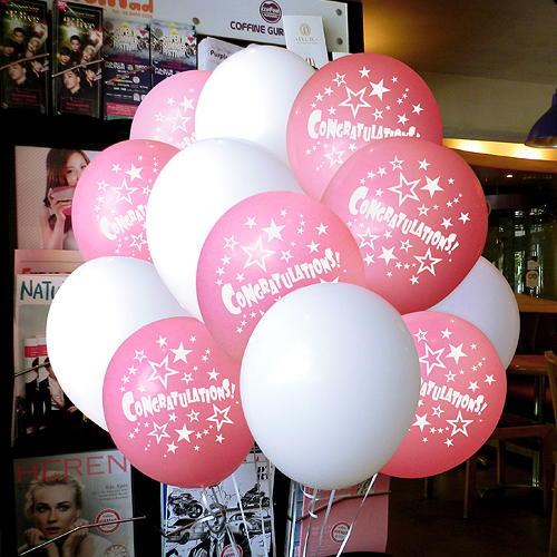 콩그레츄레이션 스타 로즈 (인쇄15개/베이스15개) 헬륨세트30개 (인쇄25개/베이스25개) 50개