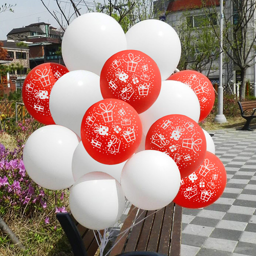 기프트박스 레드 (인쇄15개/베이스15개) 헬륨세트30개 (인쇄25개/베이스25개) 50개