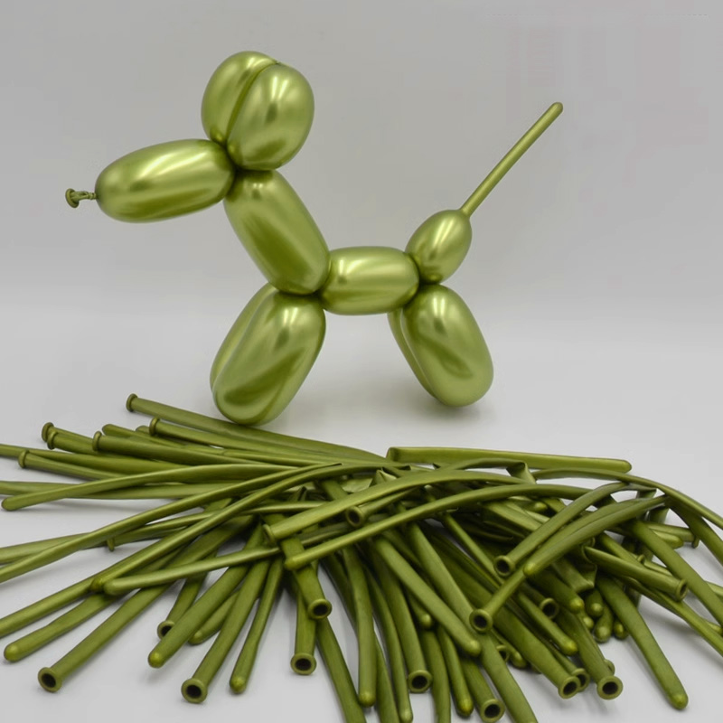 요술풍선 260W 크롬(연그린) 50개