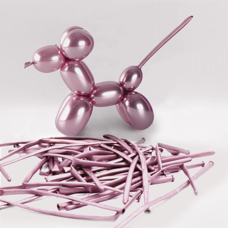 요술풍선 260W 크롬(연핑크) 50개