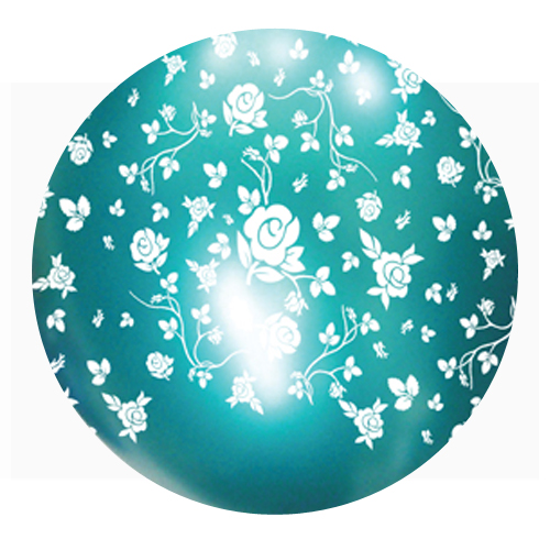 30센치 꽃인쇄(펄에메랄드그린)10개