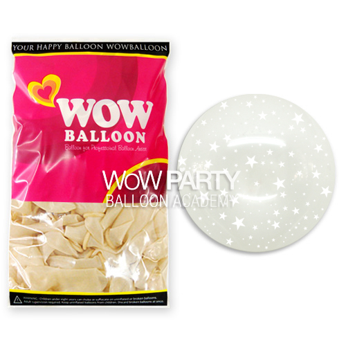 30센티 별인쇄(클리어) 50개