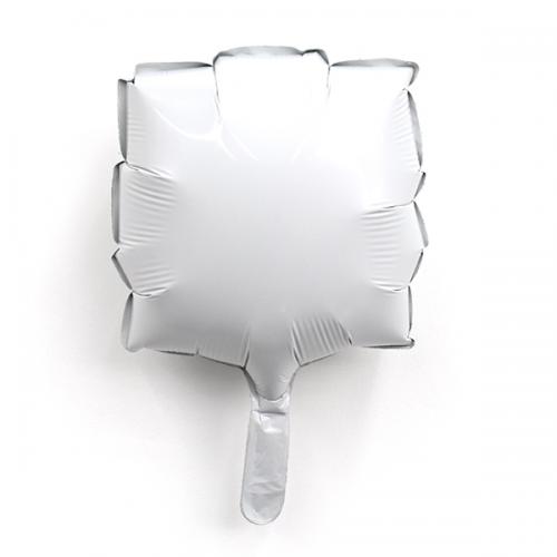 퀄라9인치사각화이트 풍선장식 은박호일풍선 사각형모양