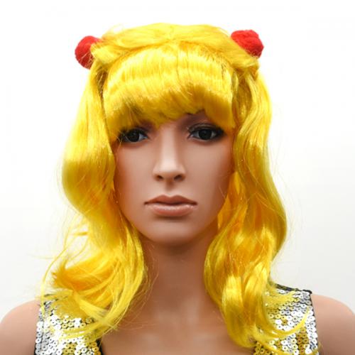 프리티걸가발(옐로우)아동