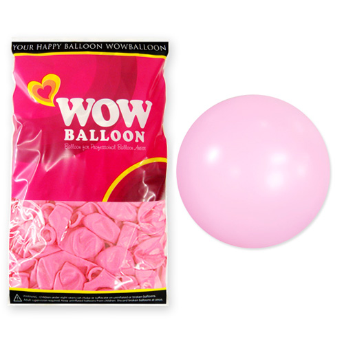 와우벌룬 30센티 라이트핑크 (50개)