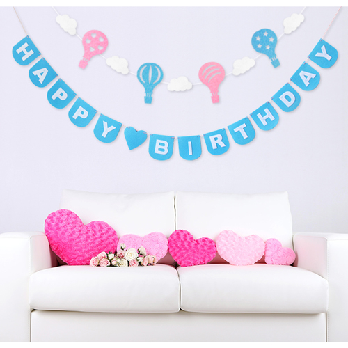 펠트가랜드 포켓 생일(블루)(W)