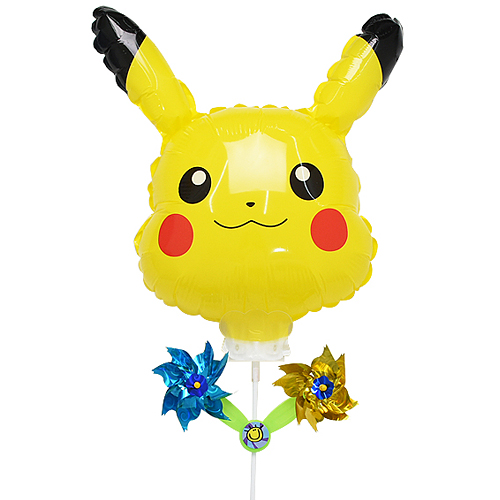 바람개비풍선피카츄(모형) 놀이동산 캐릭터 만화 풍선