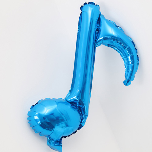 8분음표호일(블루) 풍선장식 은박호일풍선 음악기호