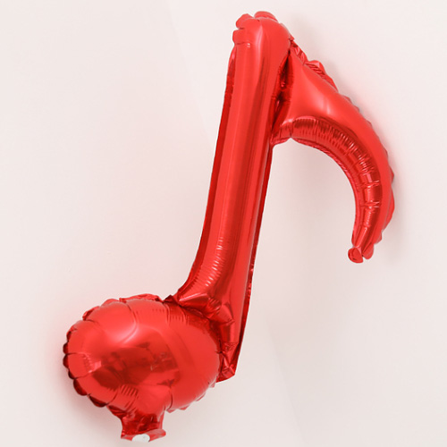 8분음표호일(레드) 풍선장식 은박호일풍선 음악기호