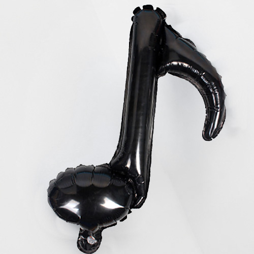 8분음표호일(블랙) 풍선장식 은박호일풍선 음악기호