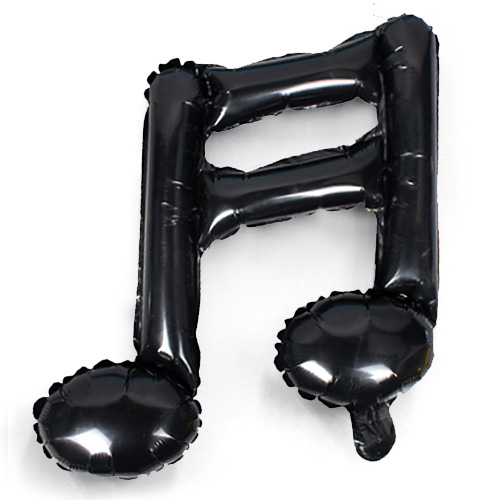 16분음표호일(블랙) 풍선장식 은박호일풍선 음악기호