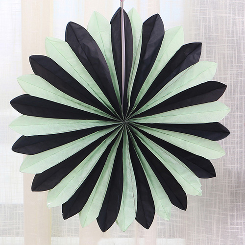 할로윈 부채꼴 종이가랜드(그린)