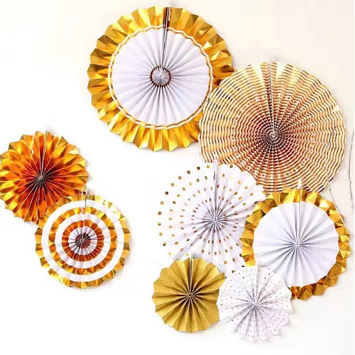 러블리 종이가랜드(골드금박2)(8pc)