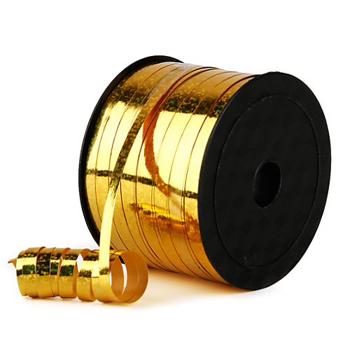 메탈 컬링리본(골드)1개