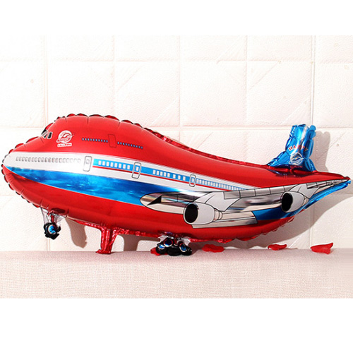 비행기 은박풍선(레드)