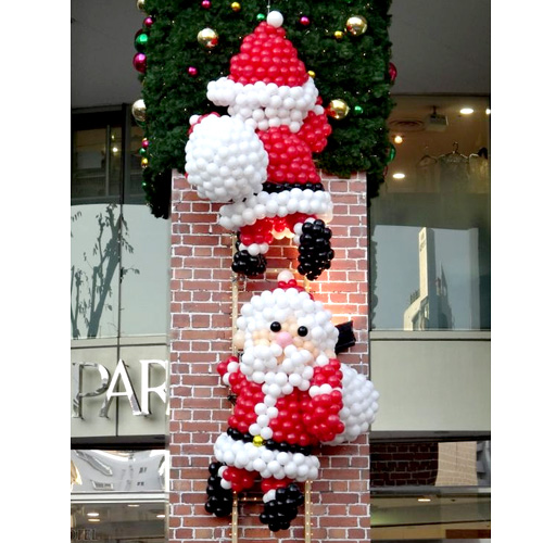 벽타는 산타 풍선장식(W)
