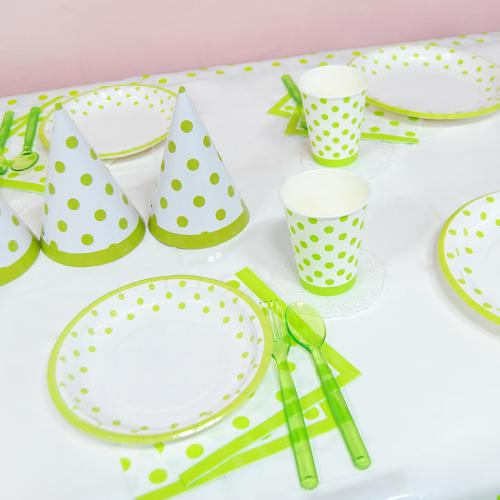 라인도트 라임 테이블웨어 6인용 세트 