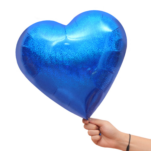 18인치 하트 블루(홀로그램)1개