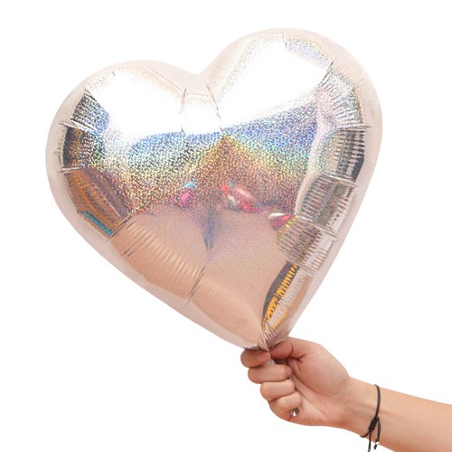 18인치 하트 실버(홀로그램)1개