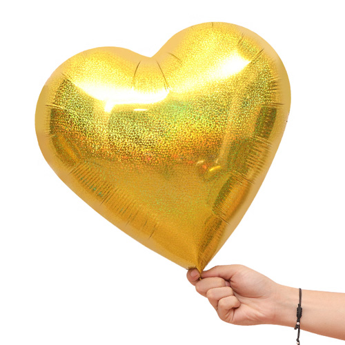 18인치 하트 골드(홀로그램)1개