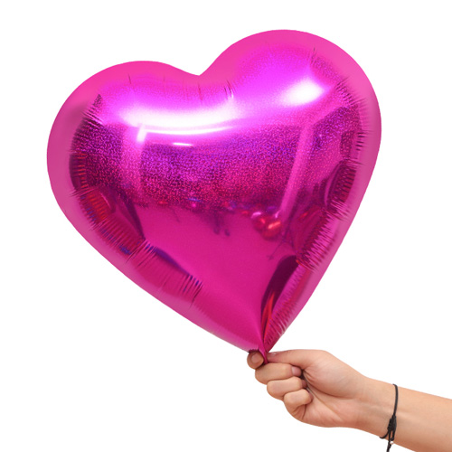 18인치 하트 핑크(홀로그램)1개