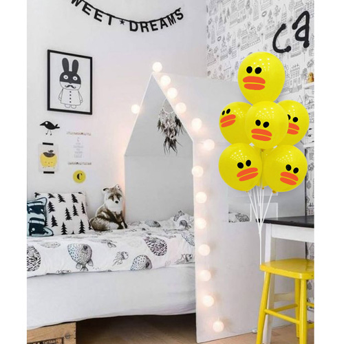 노란치킨(인쇄 7개)헬륨세트 택배발송