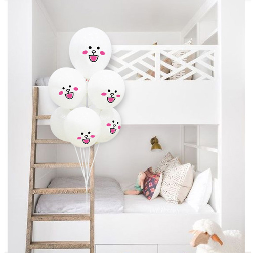 토끼(인쇄 7개)헬륨세트 택배발송