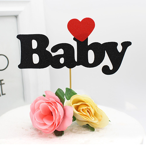 러브베이비 생일케이크장식 번팅