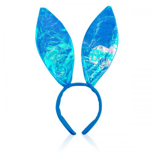 발랄한 바니 머리띠(반짝이 스카이)