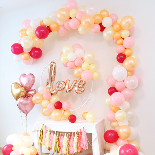 러블리 파스텔 아치장식