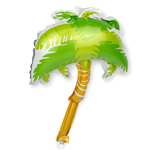  야자수 은박풍선(소)